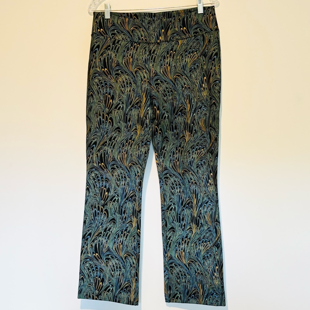 Soft Surroundings NWOT Peacock Print Pants - Picture 2 of 7